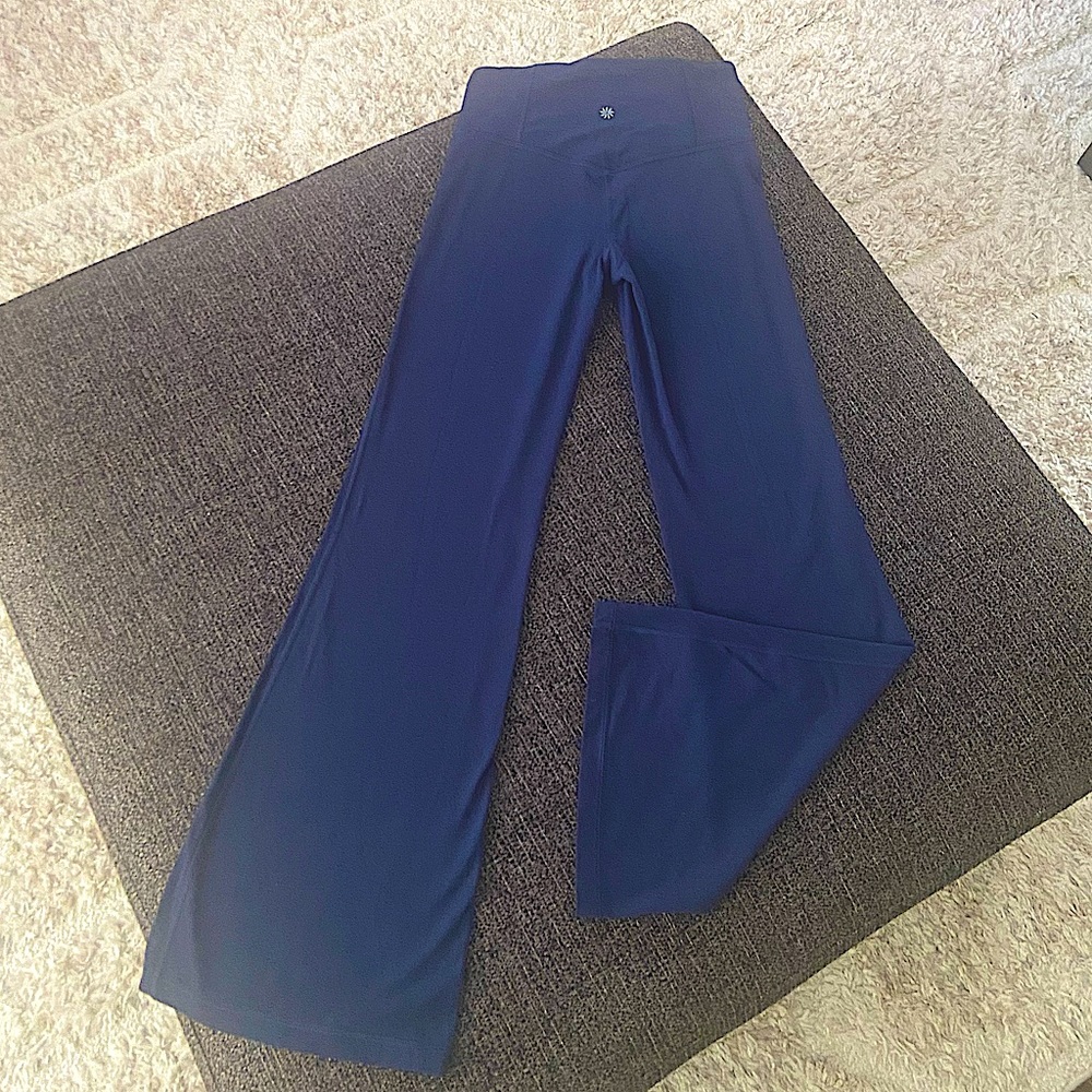 Athleta Navy blue wide leg pant